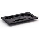 GN lid of black polycarbonate GN 1/4 - Hendi 862940