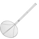 Nerūdijančio plieno 220 mm skersmens keptuvės sietelis - Hendi 640708