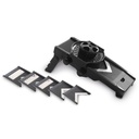Professional hand vegetable shredder - Set of 5 attachments type V- Hendi 222614