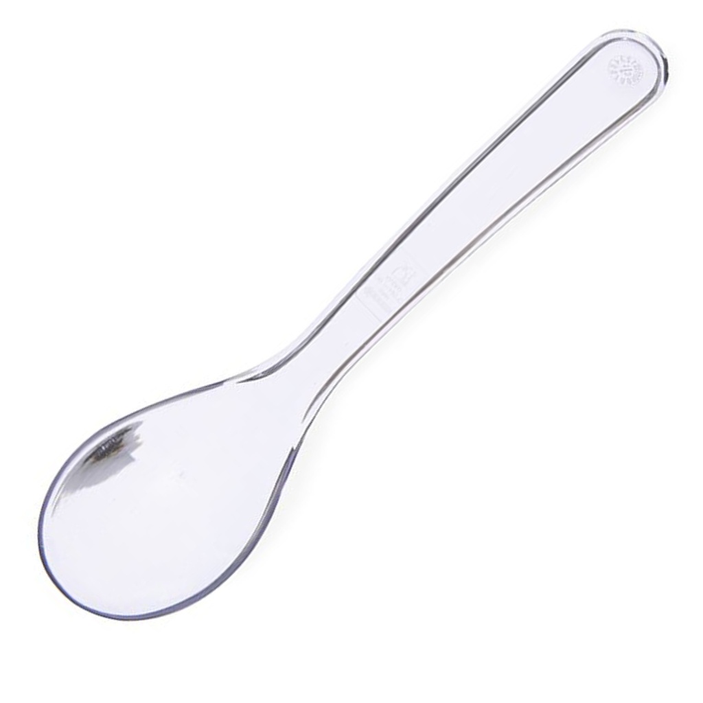 Salotų šaukštas skaidrus SAN iki 80C 235 mm ilgio - Hendi 564202