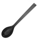 Salotų šaukštas iš SAN plastiko iki 80C, juodas, 335 mm ilgio - Hendi 564455