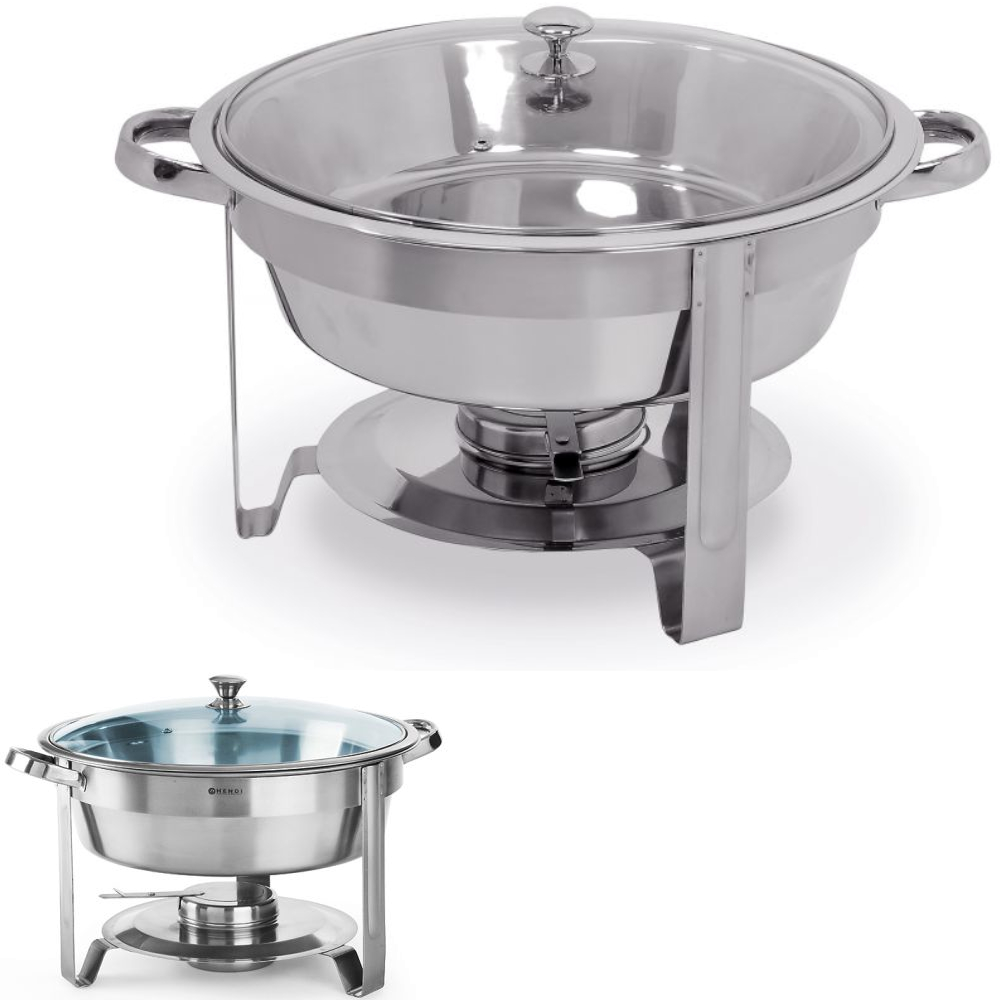Pārtikas sildītājs pastas pagatavošanai apaļš tērauda 345 mm diametrs 3,5 l - Hendi 470619