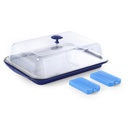 Refrigerated food tray with lid 43x29cm - Hendi 424155