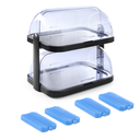 Food display case cooled with inserts 44x32x44cm - Hendi 871812