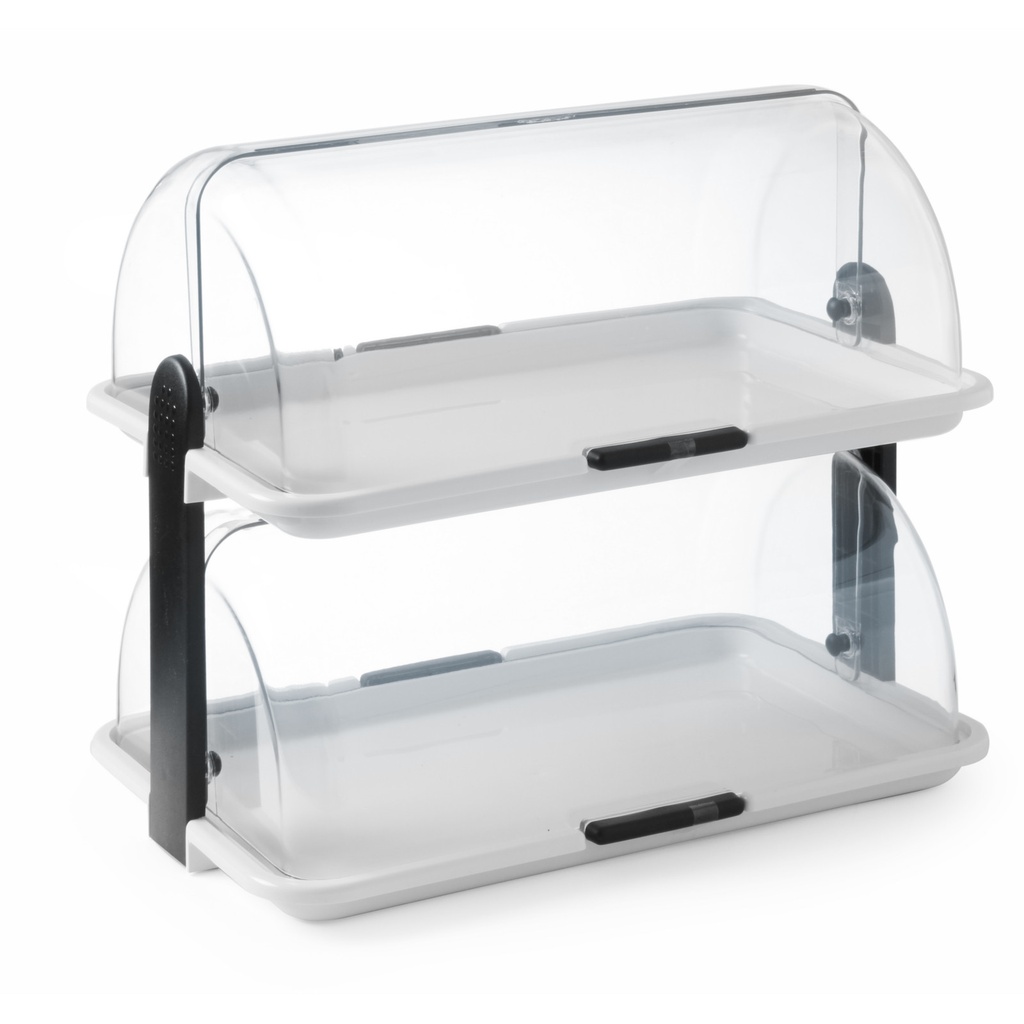 Food display case with RollTop double lid - Hendi 871713