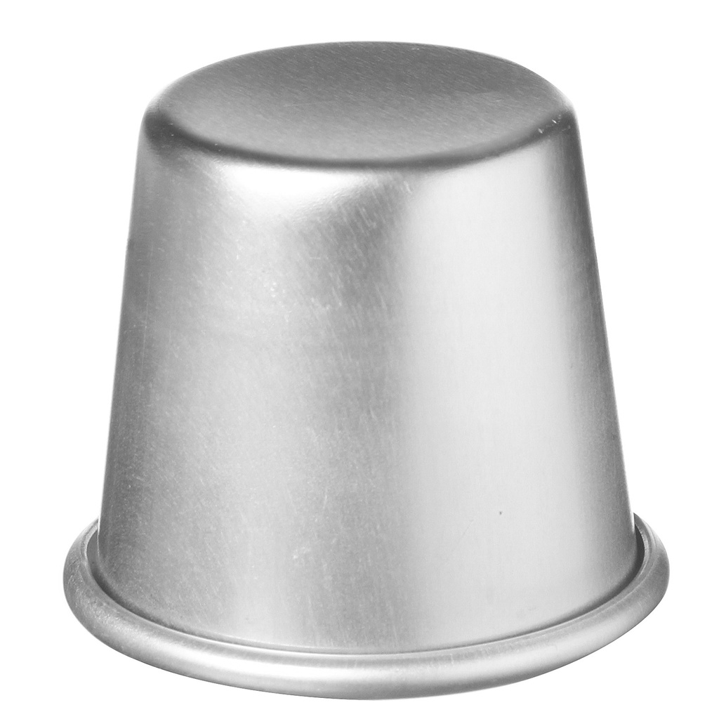Kūku kēksu bļoda ar alumīnija apmali Ø 7cm H 6,8cm - Hendi 689608