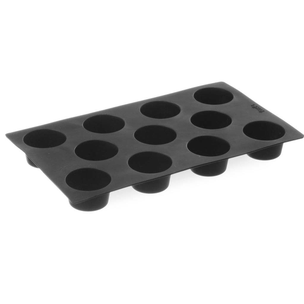 Silikona nepielipīga cepšanas paplāte cepšanai līdz 260C MINI-MUFFINS 176x300mm GN1/3 - Hendi 676905