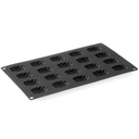 Silikona nelīpoša cepamā panna cepšanai līdz 260C MINI-MADELEINES 176x300mm GN1/3 - Hendi 677308