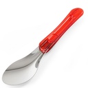 Steel ice cream spatula with tritan handle red - Hendi 755815