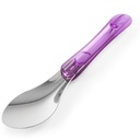 Steel ice cream spatula with tritan handle purple - Hendi 755839