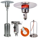 Gas heating lamp umbrella heating lamp ETNA stainless steel for PB LPG gas