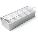 Bartender container for drink additives 5 refills steel - Hendi 552100