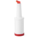 0.8L red bartender dispenser - Hendi 557600
