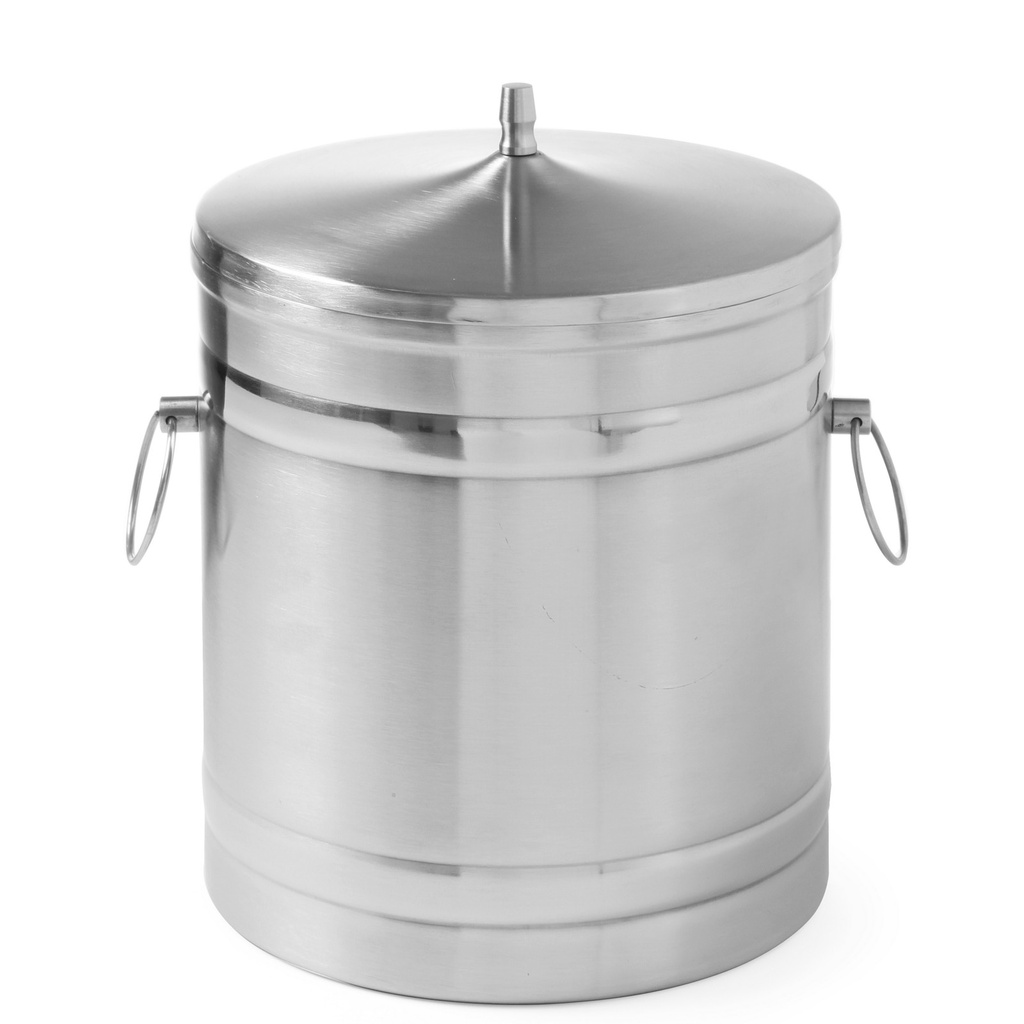 Double wall thermal steel ice container 5L - Hendi 594704