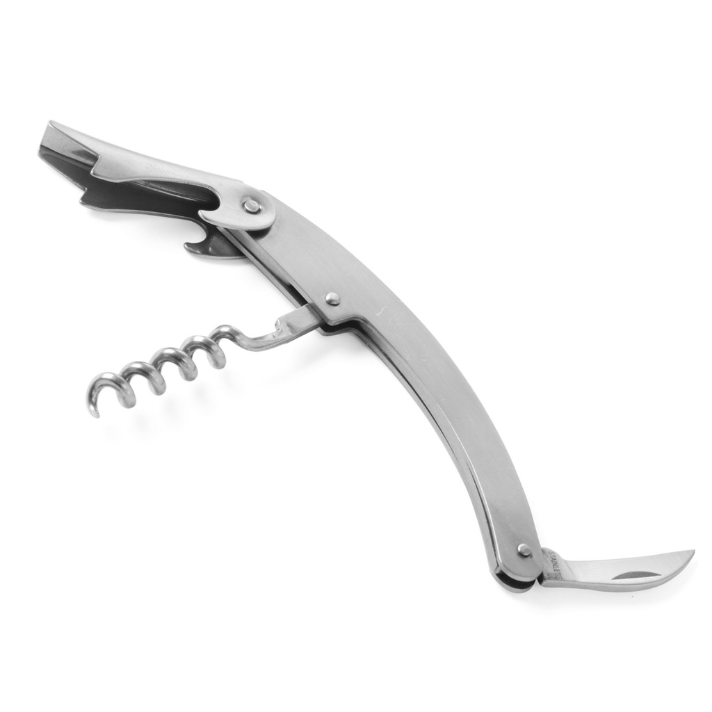 Wine bottle bartender waiter opener 3 functions - Hendi 597200