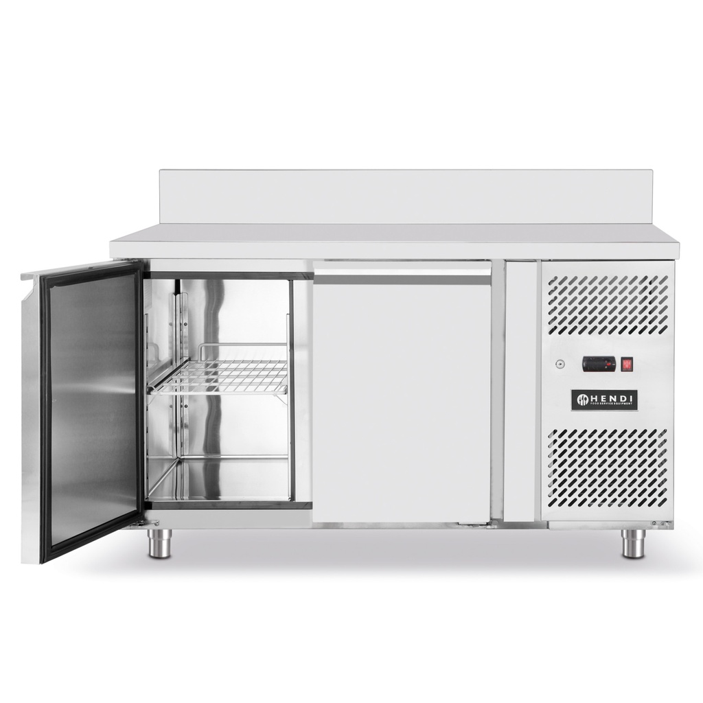 Profi Line ledusskapis ar darba virsmu 136cm platumā -2/+8deg;C - Hendi 232040