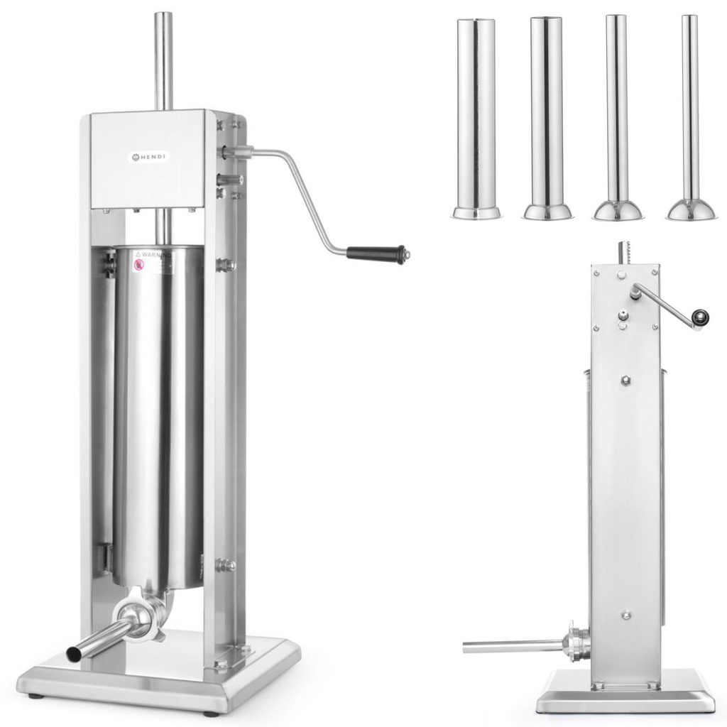 Sausage filler vertical stainless steel Profi Line 7L - Hendi 282090