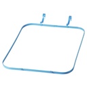 Metal frame for attaching a trash bag to a 240L pail basket