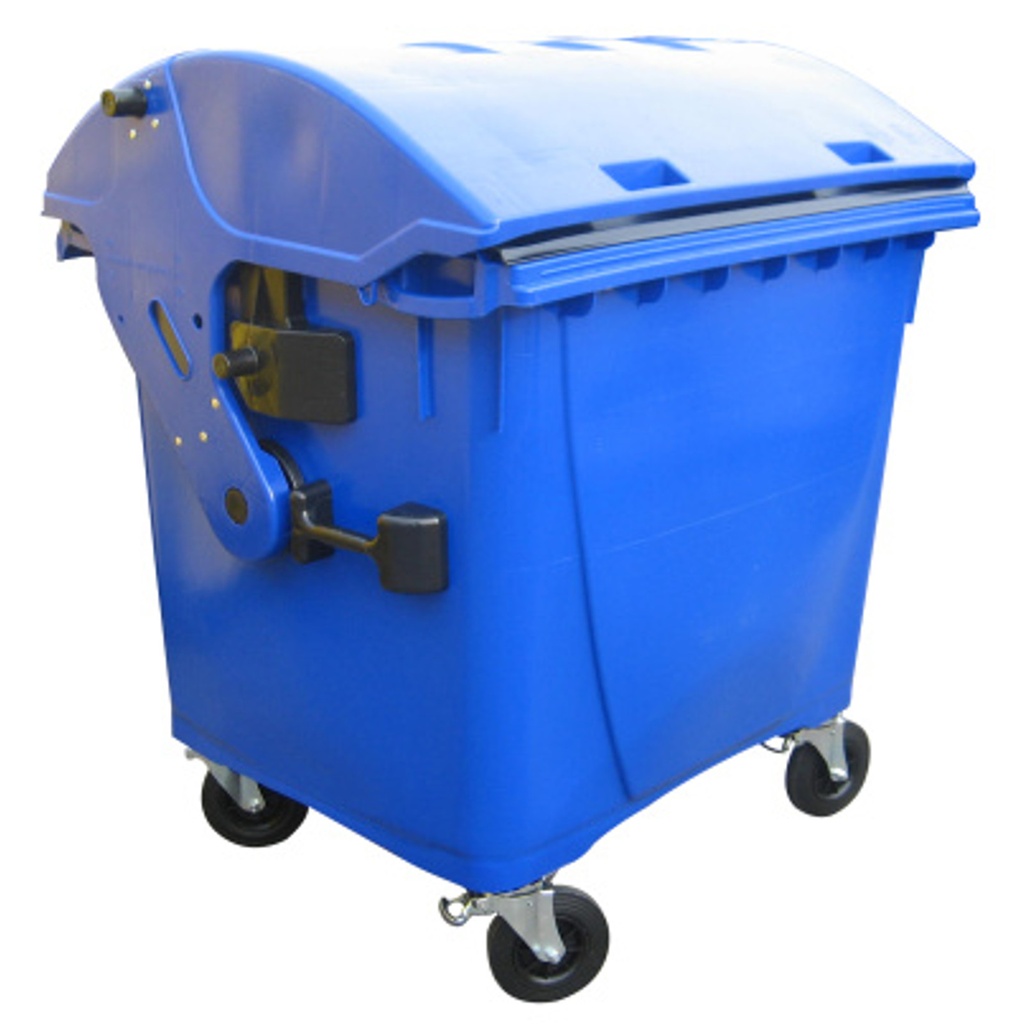 Container for collection of waste and municipal garbage ATESTY Europlast Austria - blue 1100L