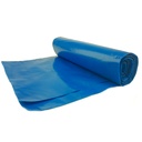 Garbage bags thick 50 micron heavy duty roll 25pcs. - blue 120L