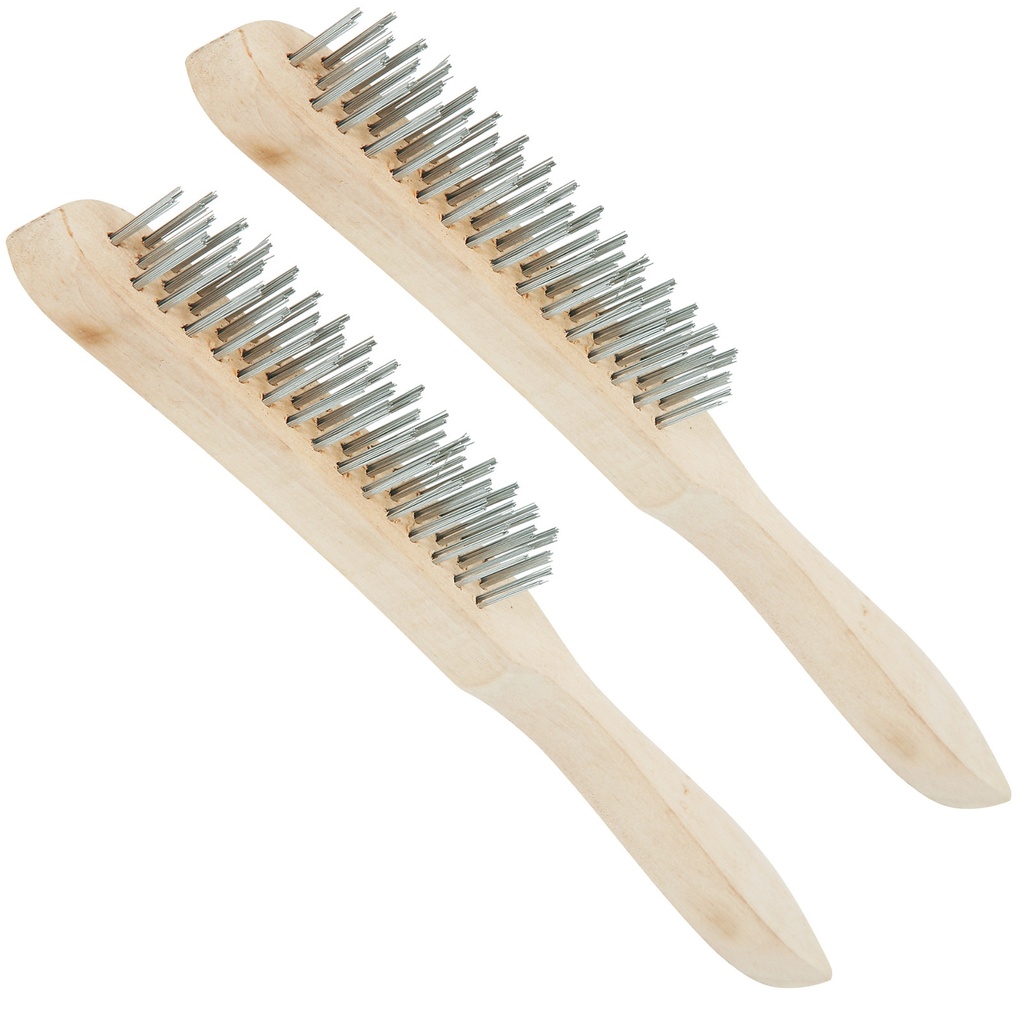 Grill wire brush 290mm long 2pcs. - Hendi 525517