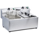 Mastercook 7kW 230V 2 x 8L catering fryer - Hendi 207307
