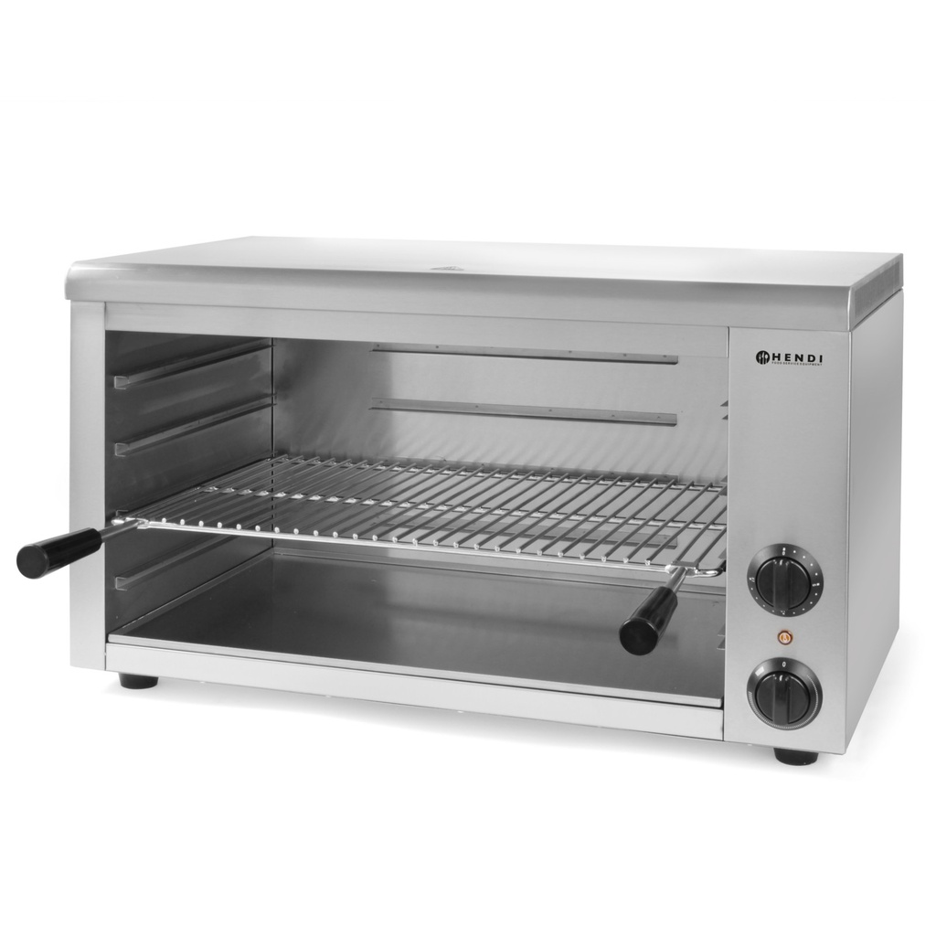 Salamander toaster oven with 15min timer. 3600W - Hendi 264300