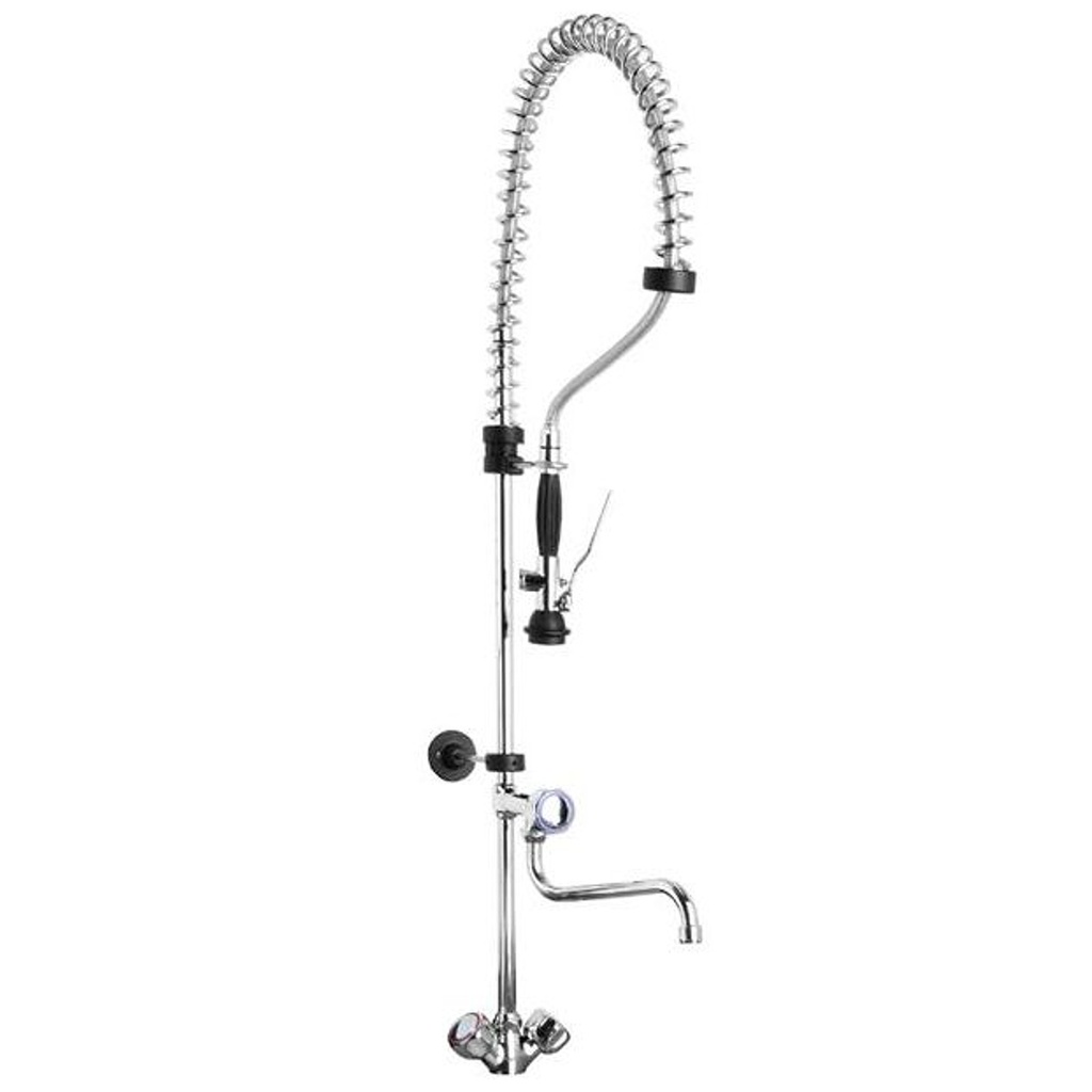 Single-hole kitchen mixer spout with shower - Hendi 970515