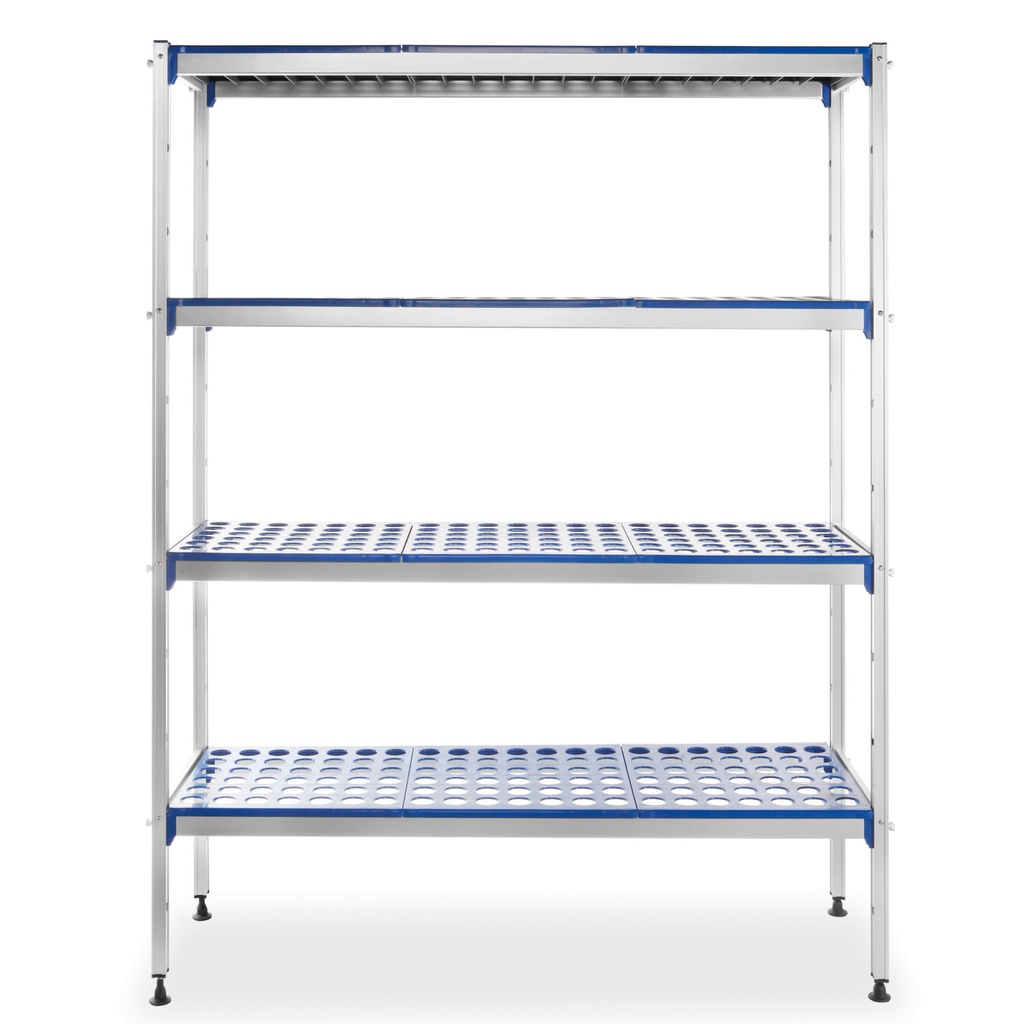 Openwork food storage rack 128cm wide 168.5cm high - Hendi 812273