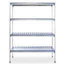 Openwork food storage rack 128cm wide 168.5cm high - Hendi 812273