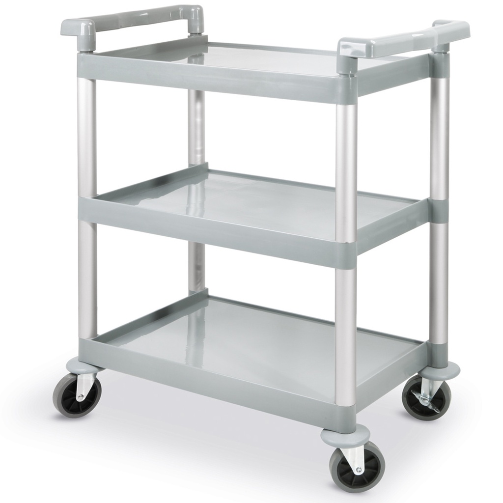 3-shelf plastic waiter's cart up to 150Kg - Hendi 810200