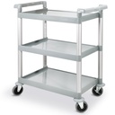 3-shelf plastic waiter's cart up to 150Kg - Hendi 810200