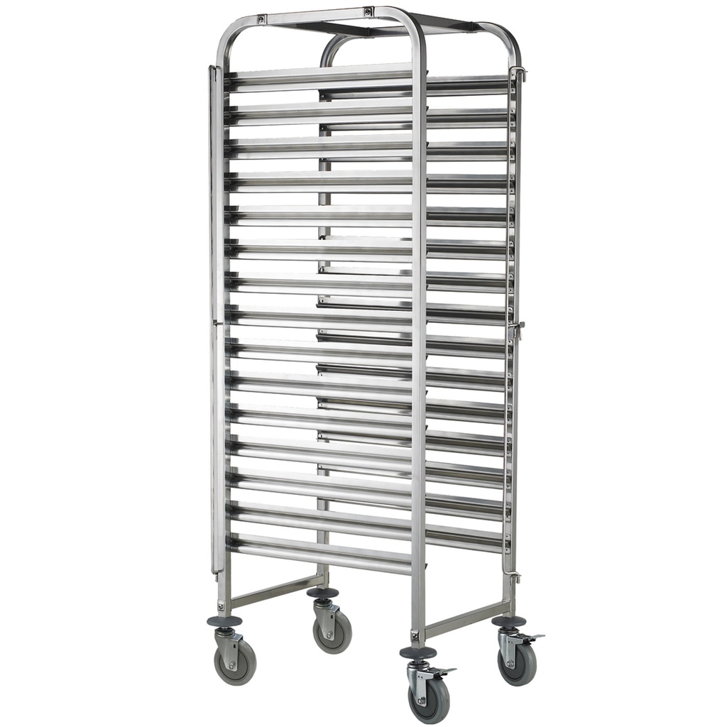 Steel cart for transporting bakery trays 15 x 60x40cm - Hendi 810651