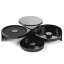 Barware crupper for decorating glasses 3 containers juice sugar salt - Hendi 596777