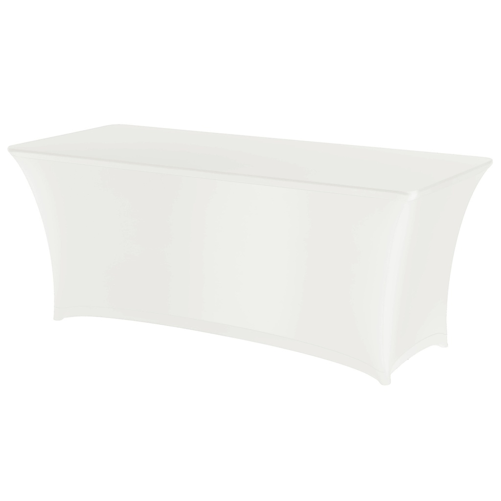 Rectangular tablecloth without ironing 183x760cm Jersey fabric white - Hendi 814420