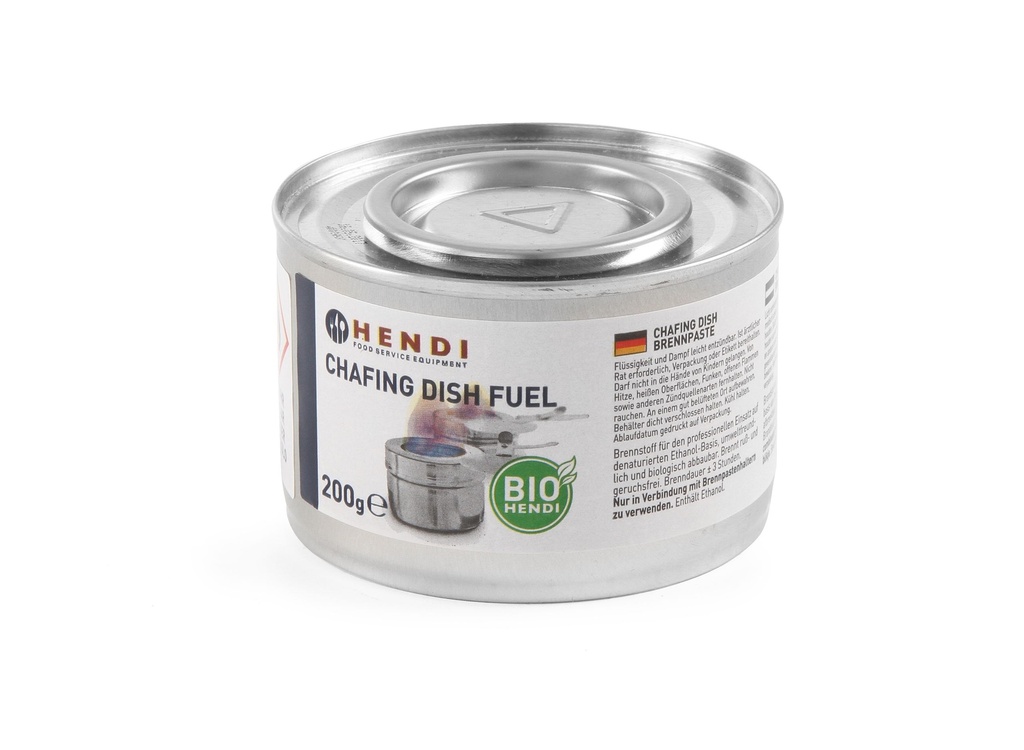 Fuel paste for food heater can 200g set of 24pcs. - Hendi 194539