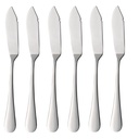 Fish knife cutlery "BLUES" set of 6pcs. - Hendi 768112