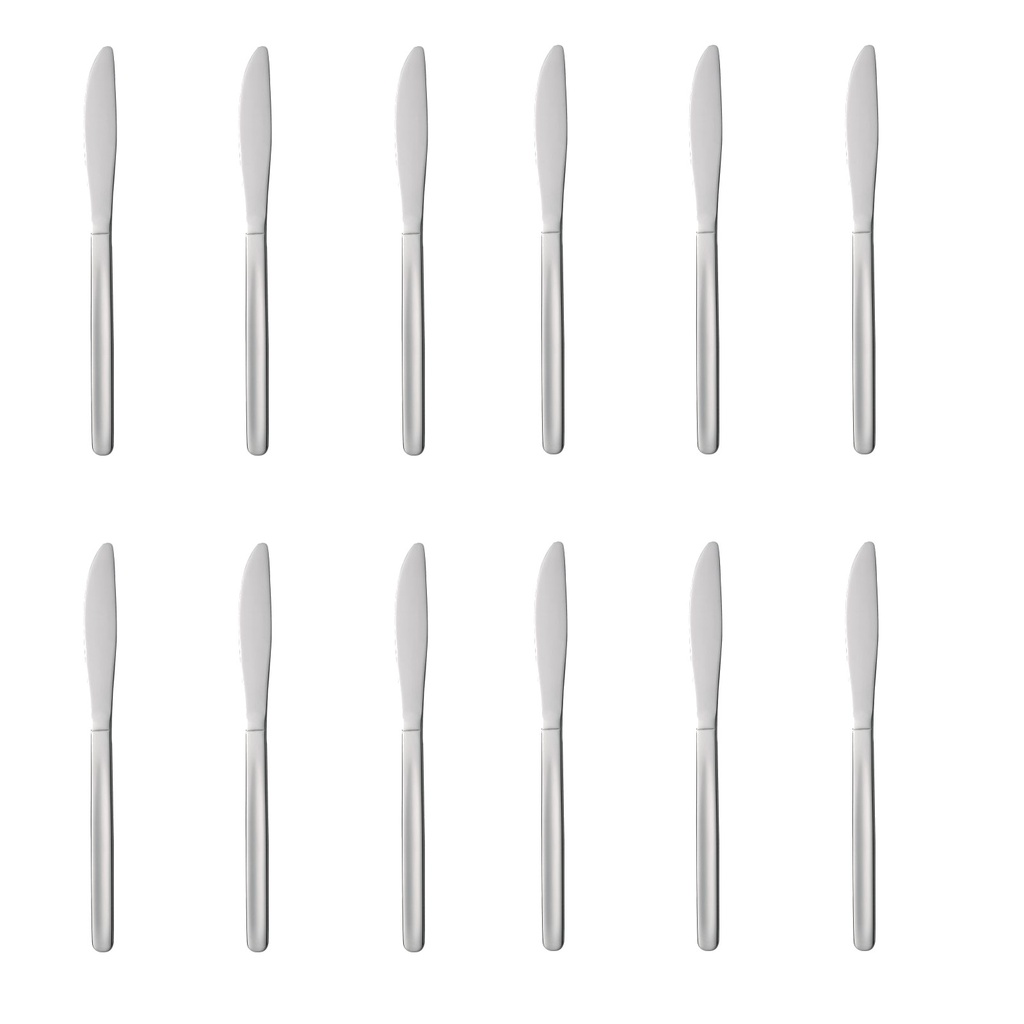 Table knife cutlery Economic set of 12pcs. - Hendi 764015