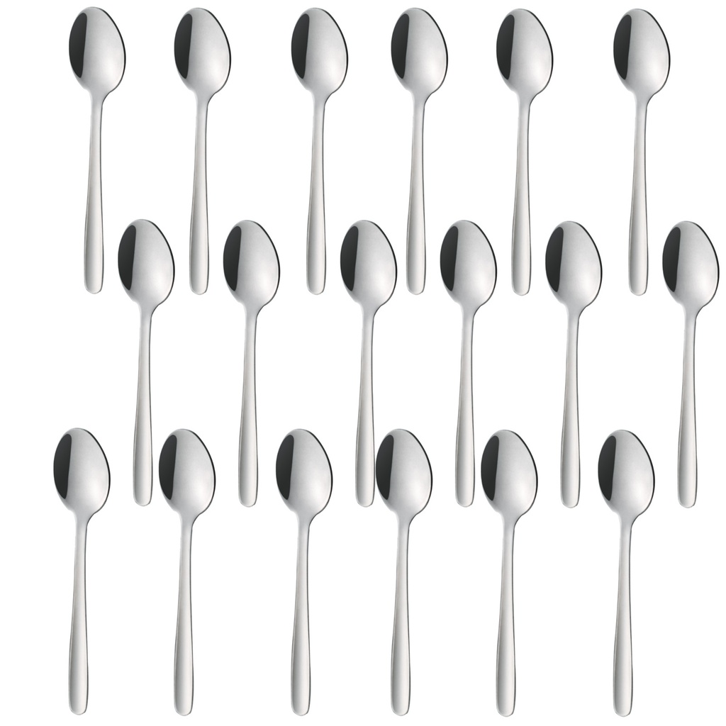 Espresso spoon cutlery Economic set of 24pcs. - Hendi 764091