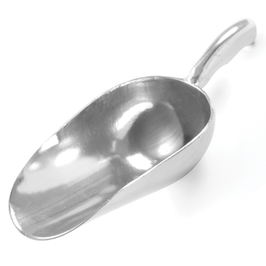 Aluminum bartender ice scoop - Hendi 521410