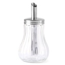 Glass sugar bowl with sugar dispenser 80mm dia 200ml - Hendi 452400