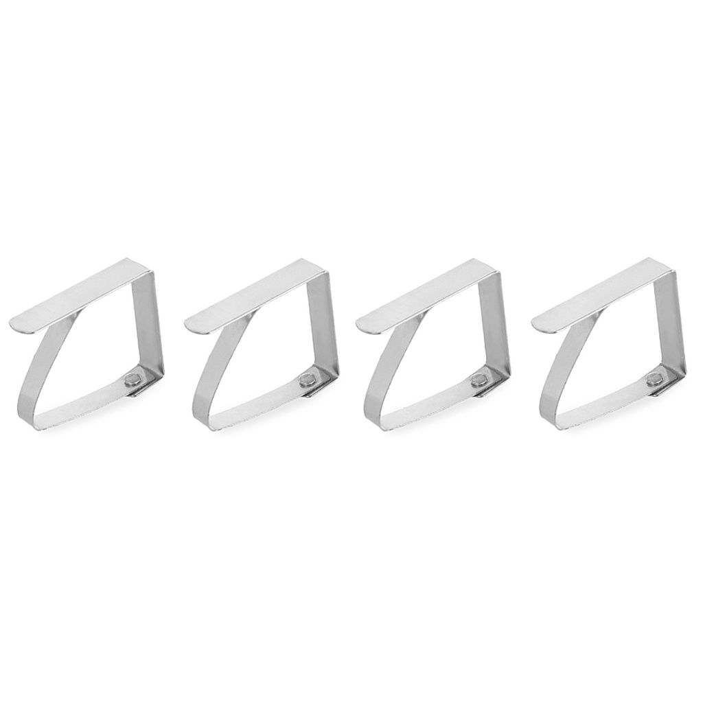 Clip handles for attaching tablecloth to table top set of 4pcs. - Hendi 444023