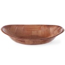 Wooden kitchen bowl oval 230x180mm - Hendi 425602