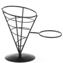 Serving rack for French fries and snacks with sauce holder - Hendi 630914