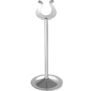 MENU card holder stand stainless steel 200mm high - Hendi 665510