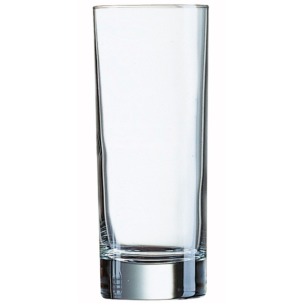 Arcoroc ISLANDE highball glass 330ml tempered glass set of 6pcs. - Arcoroc N6639