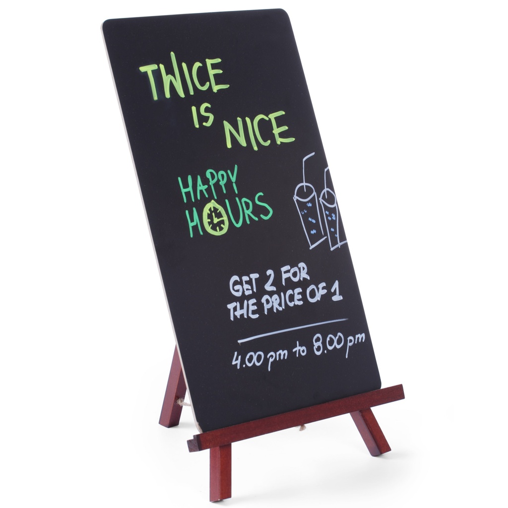 MENU reklāmas stends restorāniem 220x360mm - Hendi 664070