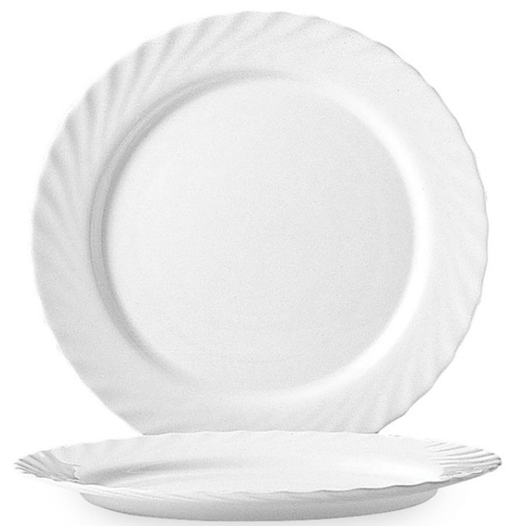 Arcoroc TRIANON sekli lėkštė, 245 mm skersmens, 6 vnt. - Arcoroc D6890