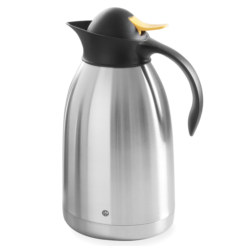 Thermal catering tea pot double wall steel thermos 2L - Hendi 446720