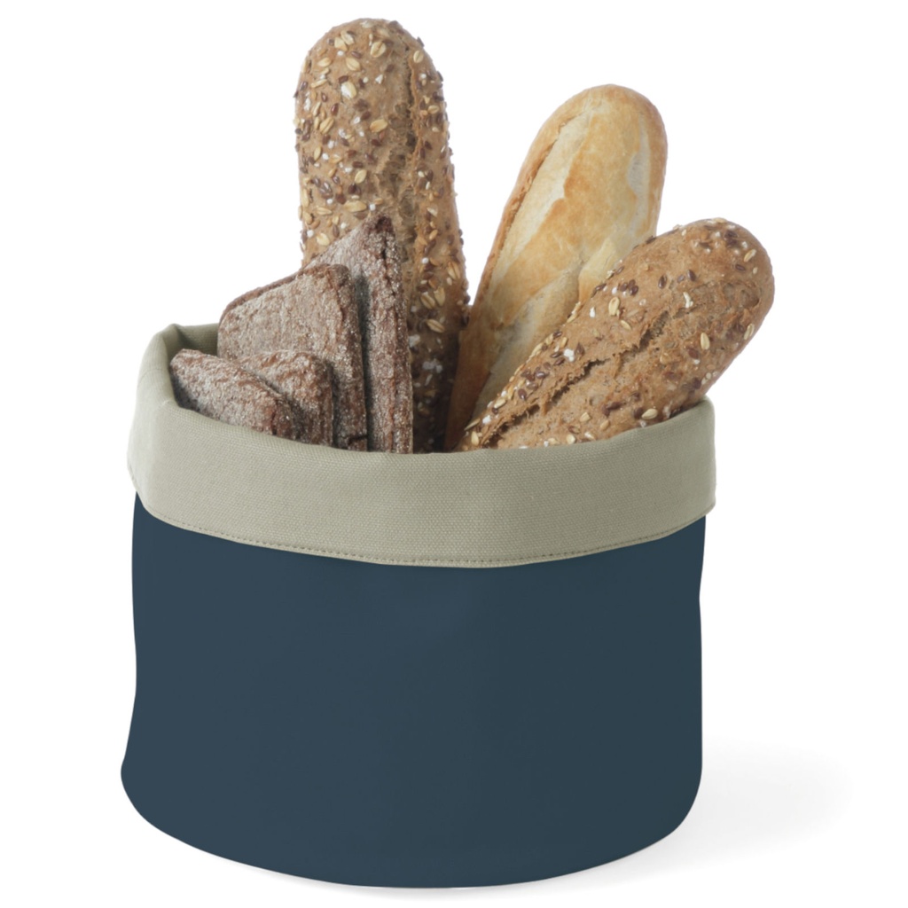 Basket bread bag round diameter 15cm dark blue - Hendi 429013